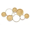 115*58cm Sales Light Luxury Style Sofa Background Metal Wall Hanging Mirror Gold Wall Mirror Decoration - Image 3