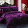 2023 new hot selling home textile bedding products super soft Wedding 4 piece set for  home - style lace - Image 5