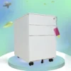 Office Filing Cabinet  Office Drawer Cabinet Movable Three Drawer Office Cabinet With Door - Image 2