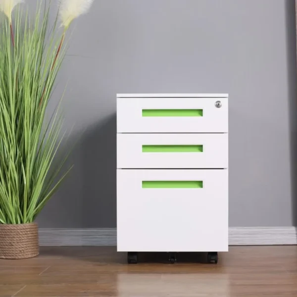 Cheap price office furniture mobile pedestal filing cabinet 3 drawer storage cabinet Muebles De Archivos Movibles - Image 3