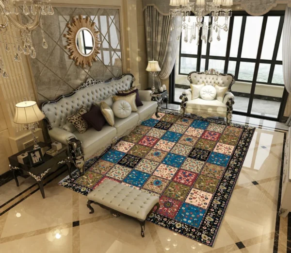 Modern Living Room Machine Washable Rug Printed Large Area Rugs Carpets Living Room Home Decor Cheap Rug - Image 4