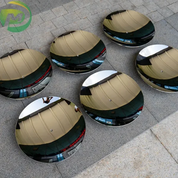 Factory Directly Sales Cheap Silver Concave Mirror Modern Home Hotel Stainless Steel Sculpture Metal Wall Hanging Decor - Image 6