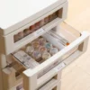 SHIMOYAMA Living Room Modern Steady Mobile Drawer File Filing Cabinet with 6/8/10 Drawers and Wheels - Image 3