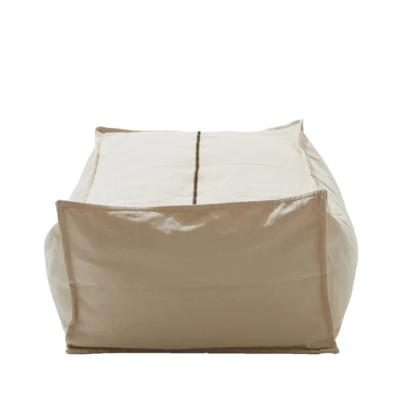 leisure comfortable100% cotton stool pouf modern soft sofa seat bean bag chair covers - Image 2
