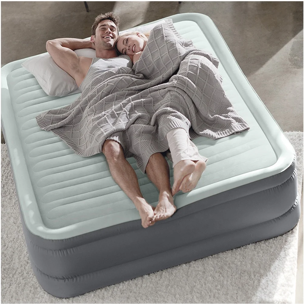 Intex 67768 Plush Elevated Air bed Series PVC Inflatable Air Mattress With Built-in Electric Pump - Image 3