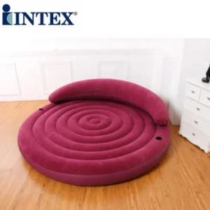 Intex 68881 Convertible Inflatable Air Bed Round Inflatable Ultra Daybed Lounge Sofa Furniture