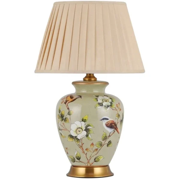Modern Traditional Vintage Hotel Porcelain Desk Lamp Ceramic Bedside Lamp Porcelain Ceramic Table Lamp For Bedroom Bedside - Image 6