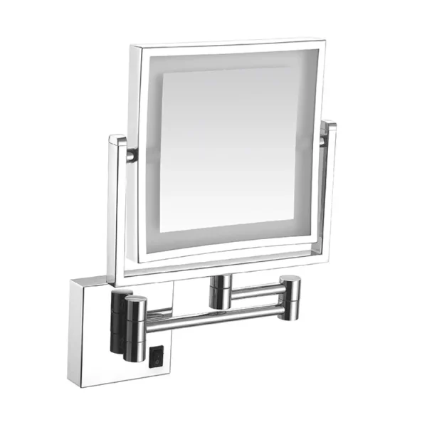 Wall Magnifying Mirror Shaving Bathroom Mirror Double Sided Folding Mirror - Image 5
