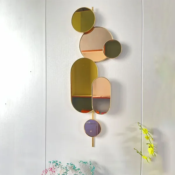28x85cm Custom Metal Modern Design Wall Hanging Metal Gold Plated Indoor wall decorations for home - Image 6