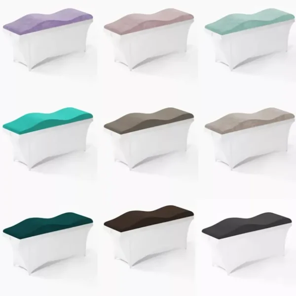 plastic cover for mattress Eyelash bed curved mattress beauty salon memory cotton bed waterproof 60cm 70cm - Image 4