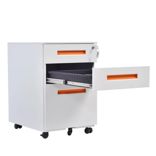 Cheap price office furniture mobile pedestal filing cabinet 3 drawer storage cabinet Muebles De Archivos Movibles - Image 5
