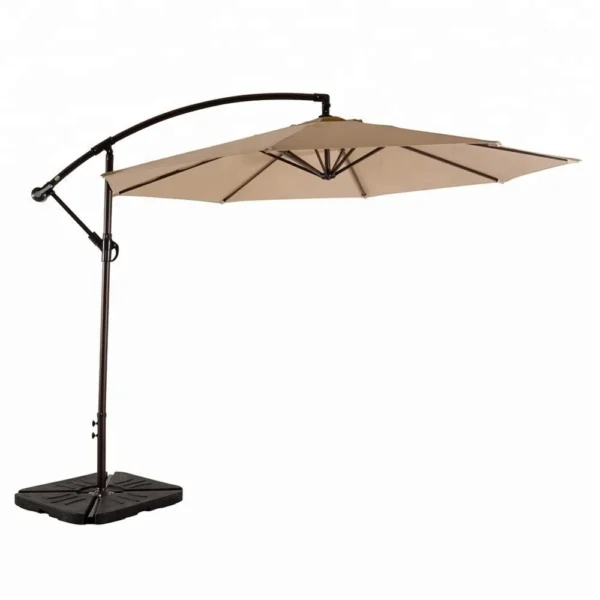 Customize Square Garden Umbrellas With Custom Logo Prints Outdoor For Patio Cafe Parasol Umbrella