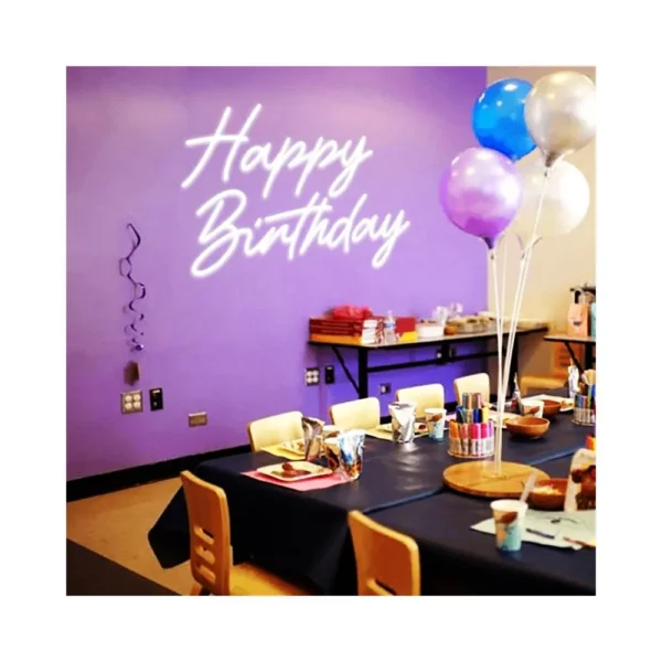Winbo Led Illuminated Light Letter Oh Baby Sign Custom Led Happy Birthday Neon Sign For Home Happi Birthday Party Wedding Decor - Image 6