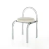 Cafe Transparent Plastic Chair European Style Acrylic Dining Chair Home Bedroom - Image 2