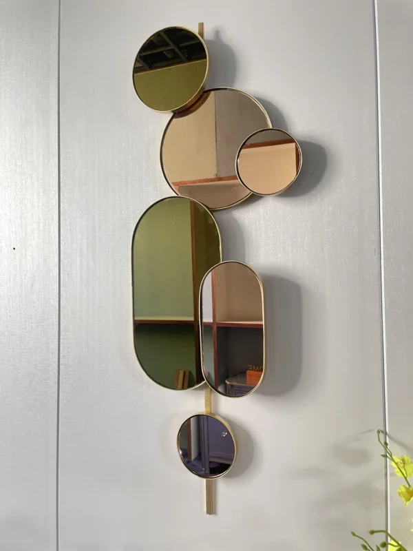 28x85cm Custom Metal Modern Design Wall Hanging Metal Gold Plated Indoor wall decorations for home - Image 5