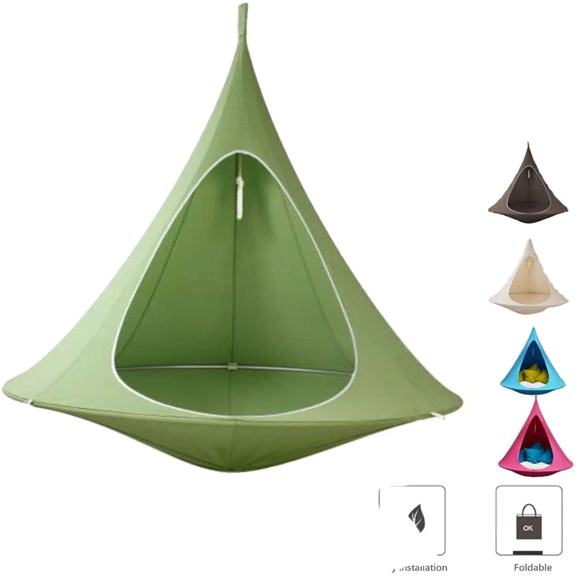 swinging baby crib baby swing rocker aerial yoga hammock swivel swing set - Image 6