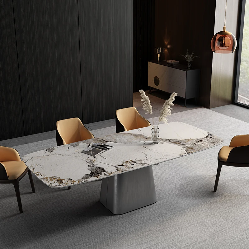 Dining Table Set For 8 Nordic Style Modern Dining Room Set Italian Luxury Design Home Furniture Marble Dining Table