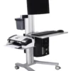 Rotating computer monitor keyboard desk stand - Image 6