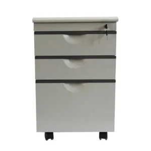 Office furniture supplier steel material 3 drawers movable file cabinet