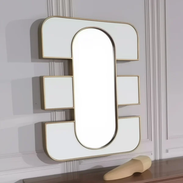 61CM  mirrored Design Metal home wall house Decor Art living room decoration Hanging - Image 6