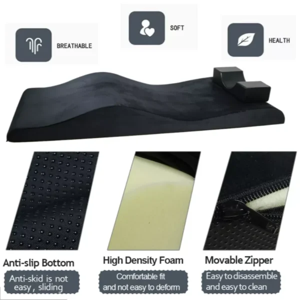 plastic cover for mattress Eyelash bed curved mattress beauty salon memory cotton bed waterproof 60cm 70cm - Image 3