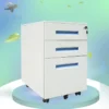 Office furniture 3 drawer steel storage cabinet metal mobile pedestal under desk container on rolls bucks caisson bureaux - Image 6