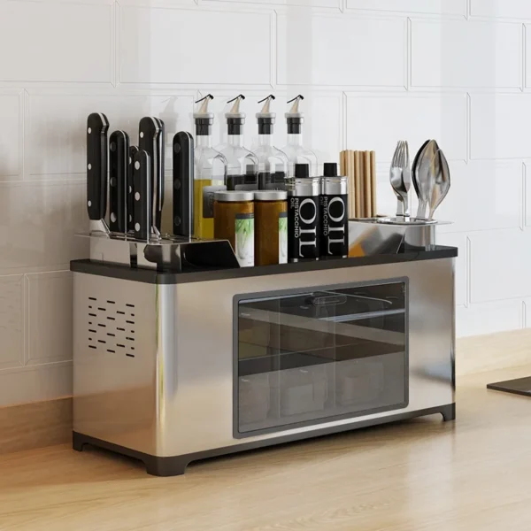 Kitchen Shelves Spice Shelf Combination Set Pink Seasoning Spice Jar Storage Rack - Image 5