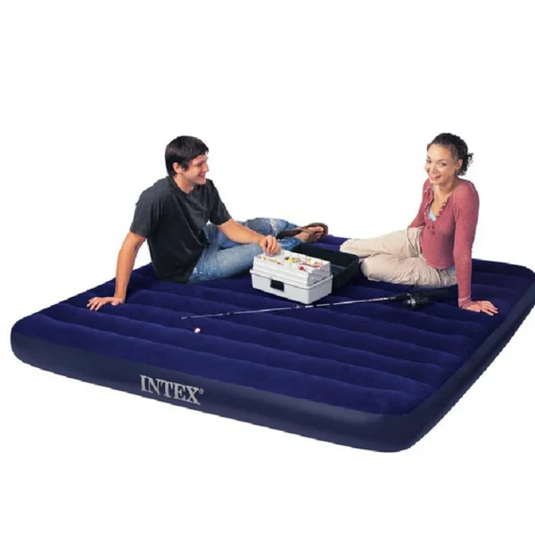 Intex 68755 Family Car Camping Portable Comfortable Inflatable Air Mattress Bed King Size - Image 6