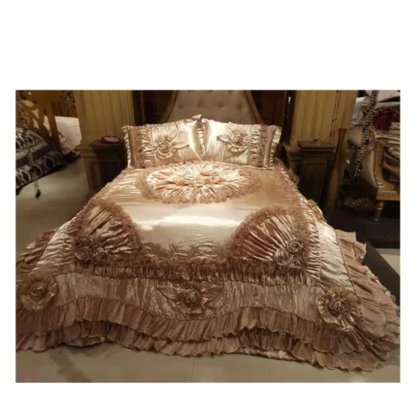Home Designs  arabian bedding set fantasy fuchsia bedding set turkish wedding cover set - Image 6
