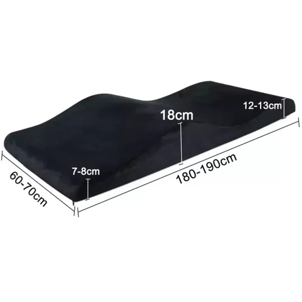 plastic cover for mattress Eyelash bed curved mattress beauty salon memory cotton bed waterproof 60cm 70cm - Image 2