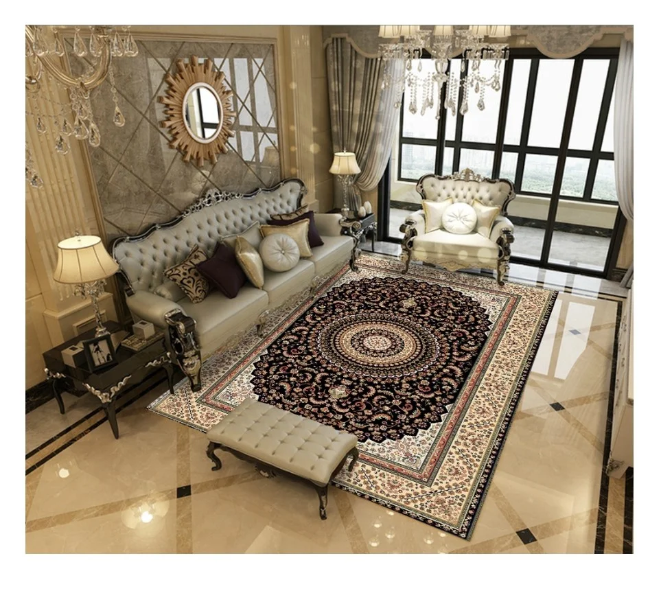 Modern Living Room Machine Washable Rug Printed Large Area Rugs Carpets Living Room Home Decor Cheap Rug - Image 3