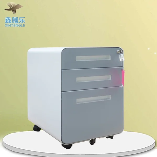 2024 Office steel movable storage cabinet 3 drawer cabinet metal file cabinet from Luoyang - Image 2