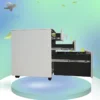 Office Filing Cabinet  Office Drawer Cabinet Movable Three Drawer Office Cabinet With Door - Image 5