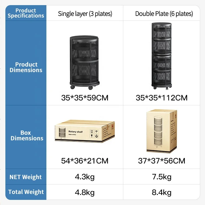 luxury kitchen multifunctional organizer storage vegetable rack cabinet corner rotatable shelf with door wheeled mobile trolley - Image 5