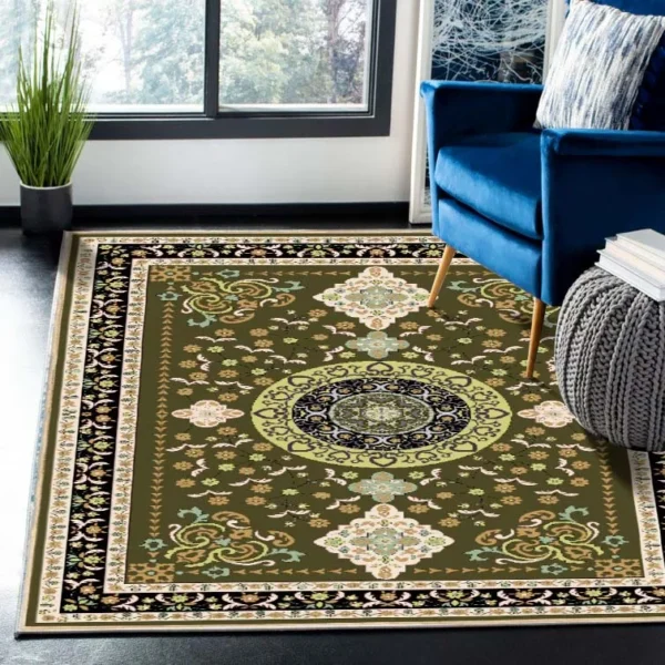High quality custom printed polyester rugs tapis priere turkish carpet living room floor mat - Image 5