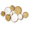 115*58cm Sales Light Luxury Style Sofa Background Metal Wall Hanging Mirror Gold Wall Mirror Decoration - Image 4