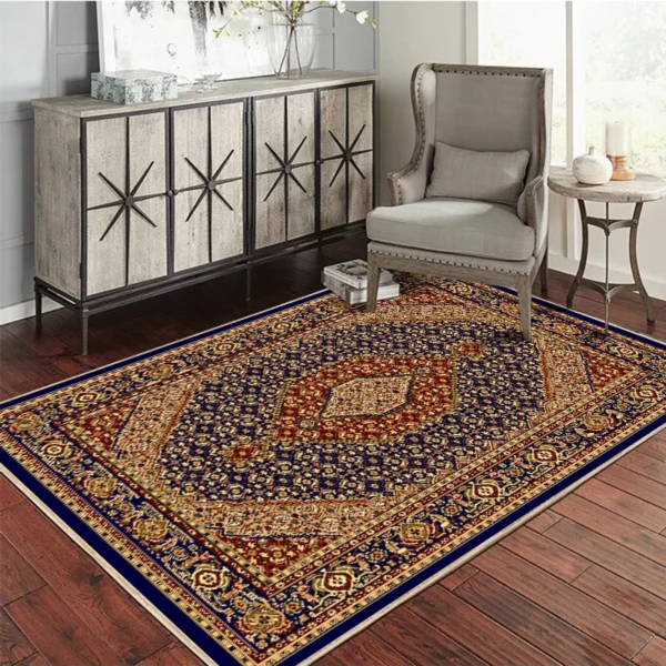 High quality custom printed polyester rugs tapis priere turkish carpet living room floor mat - Image 2