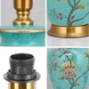 Modern Traditional Vintage Hotel Porcelain Desk Lamp Ceramic Bedside Lamp Porcelain Ceramic Table Lamp For Bedroom Bedside - Image 5