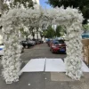 IFG 8feet customized silk rose flowers arch wedding ceremony flower arch - Image 4