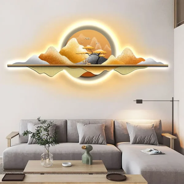 Metal Wall Art Luxury craftsmanship  Irregular Of  Home Decor Stainless Steel Sculpture Ironart clock - Image 4