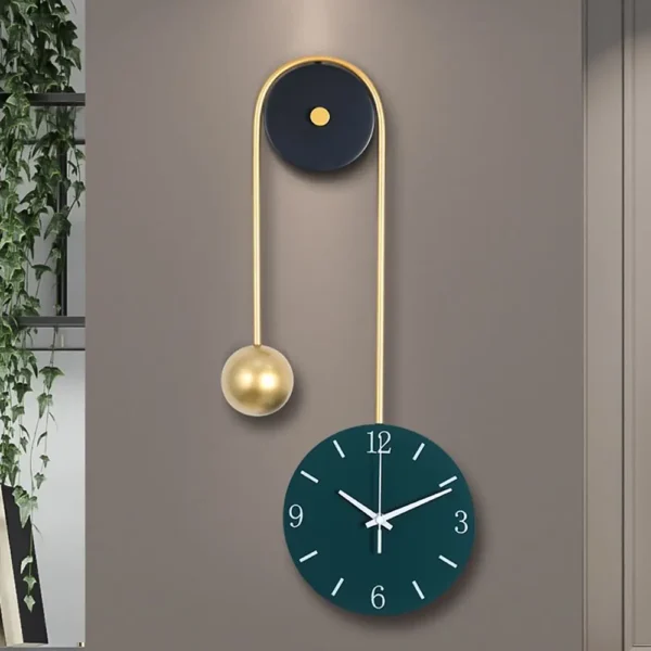 Metal Wall Art Luxury craftsmanship  Irregular Of  Home Decor Stainless Steel Sculpture Ironart clock - Image 5