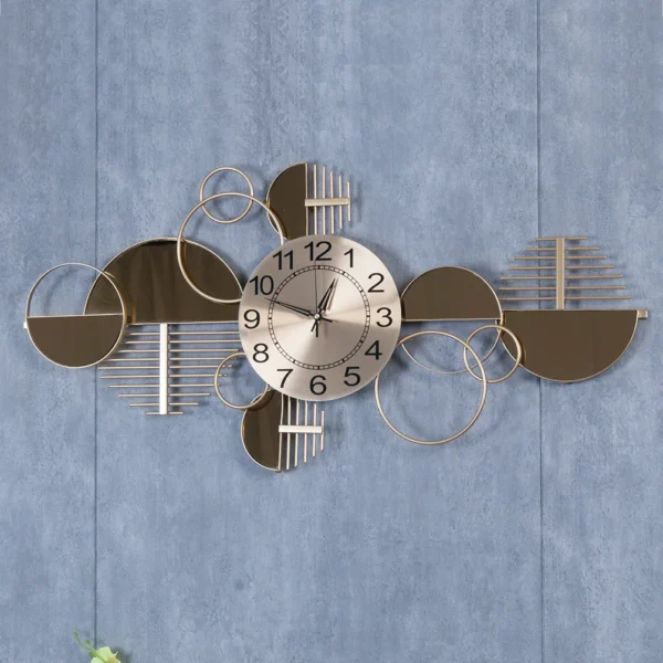 86X43cm factory price High quality light luxury wall clocks fashion modern home decor porch silent large decorative wall clocks - Image 4