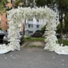 IFG 8feet customized silk rose flowers arch wedding ceremony flower arch - Image 2