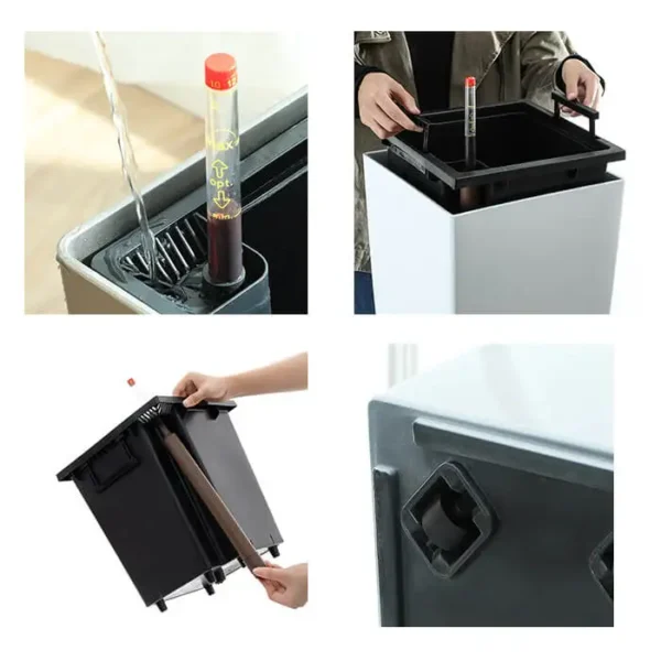 BRICE Gardening Decorative brown self watering flower pots plastic large planter pots outdoor jardineras y macetas for plants - Image 4
