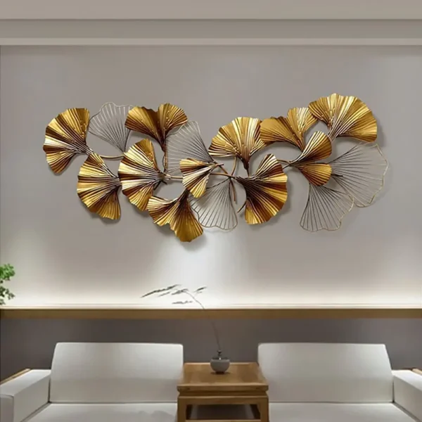 Metal Wall Art Luxury craftsmanship  Irregular Of  Home Decor Stainless Steel Sculpture Ironart clock - Image 2