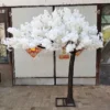 OEM outdoor custom indoor sakura Wholesale flower artificial Japanese pink wedding table cherry blossom white flowers tree - Image 4