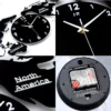 120*55 with light factory price led Large Home Decor Art Design Silent world map Decorative living room Office Wall Clock 3D - Image 5