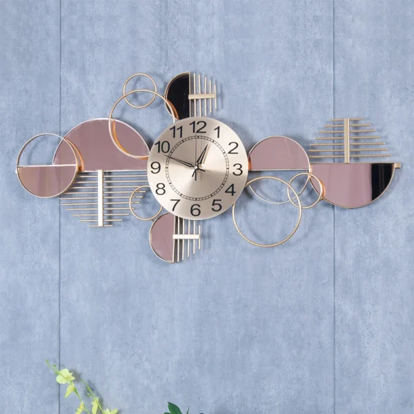 86X43cm factory price High quality light luxury wall clocks fashion modern home decor porch silent large decorative wall clocks - Image 5