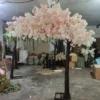 OEM outdoor custom indoor sakura Wholesale flower artificial Japanese pink wedding table cherry blossom white flowers tree - Image 3