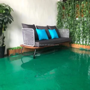 Rattan Sofa Nordic sunscreen waterproof leisure villa outdoor rope editing sofa